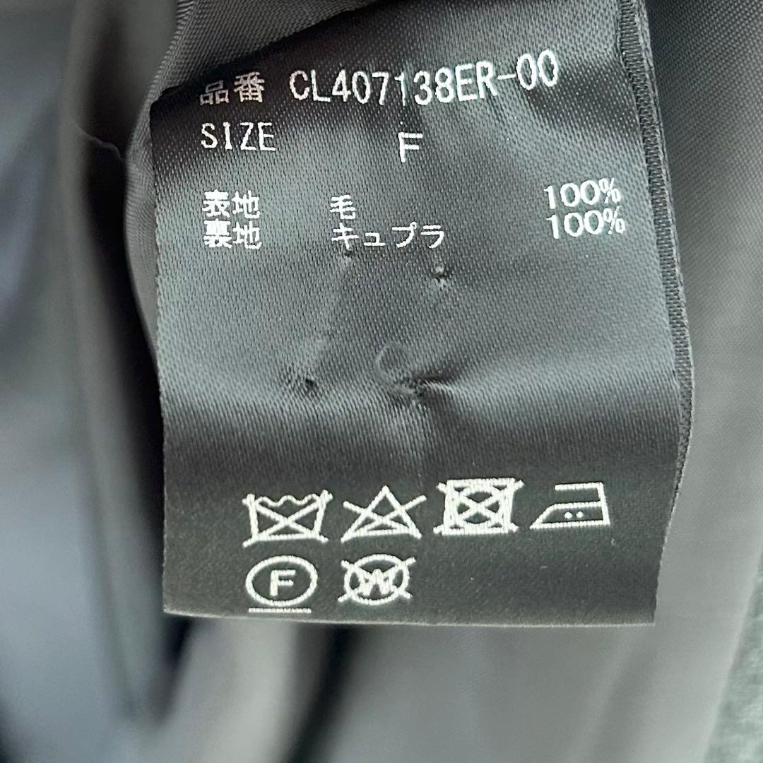 2024AW✨カレンソロジー　メルトンスタンドカラーコート　グレー 7