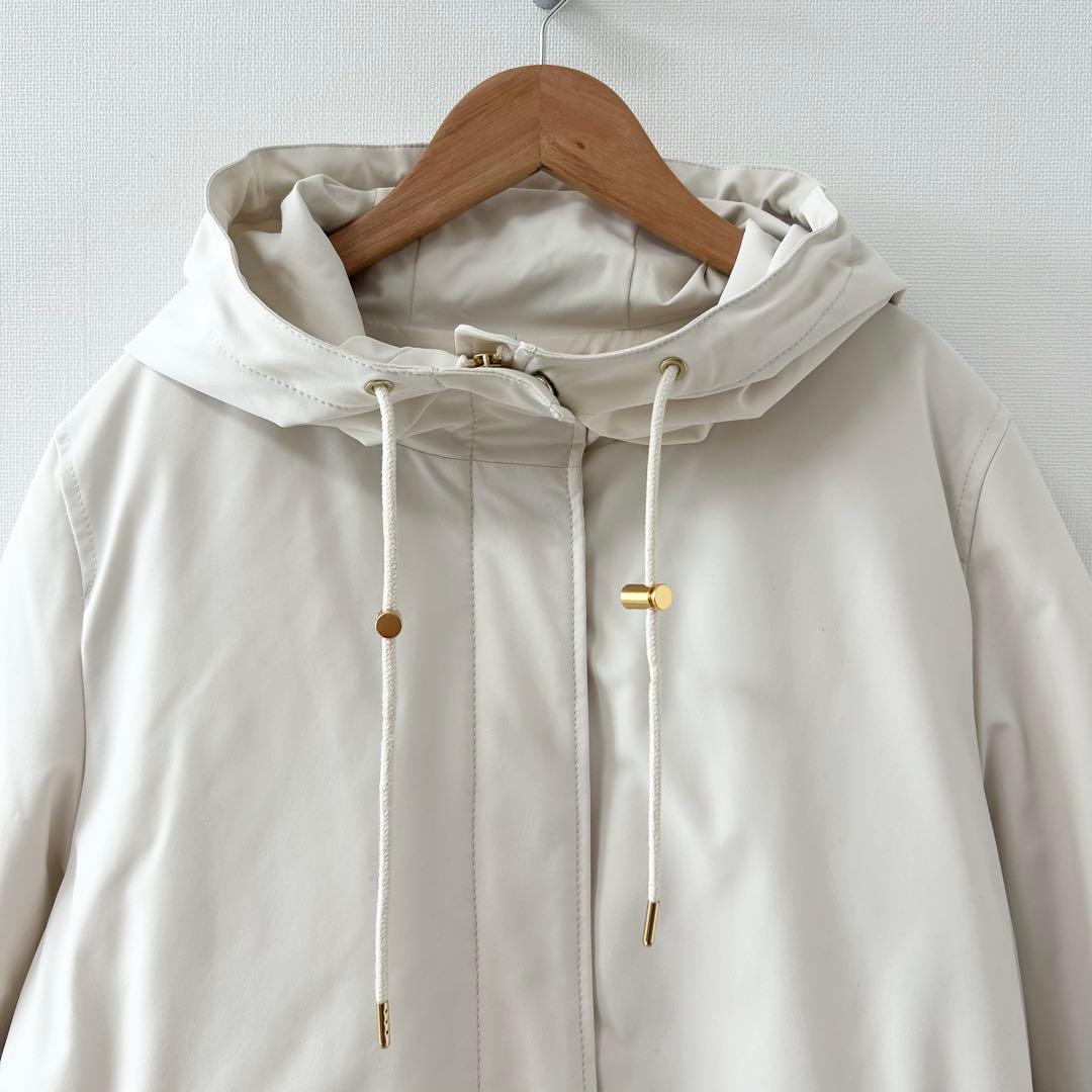 2024AW✨23区　ミリタリーダウンコート　ホワイト　大きいサイズ　44 4