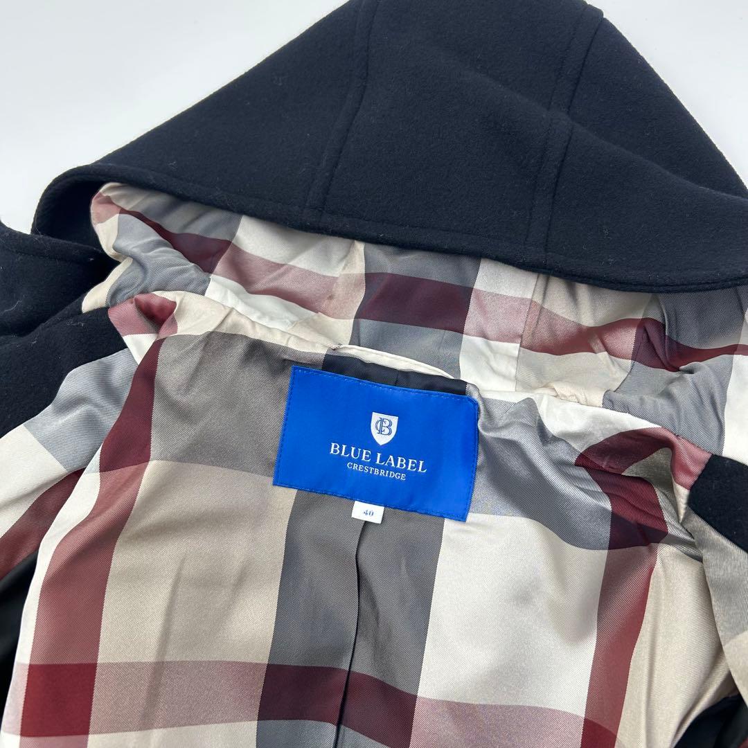 BLUELABEL CRESTBRIDGE ダッフルコート　ネイビー　40 4