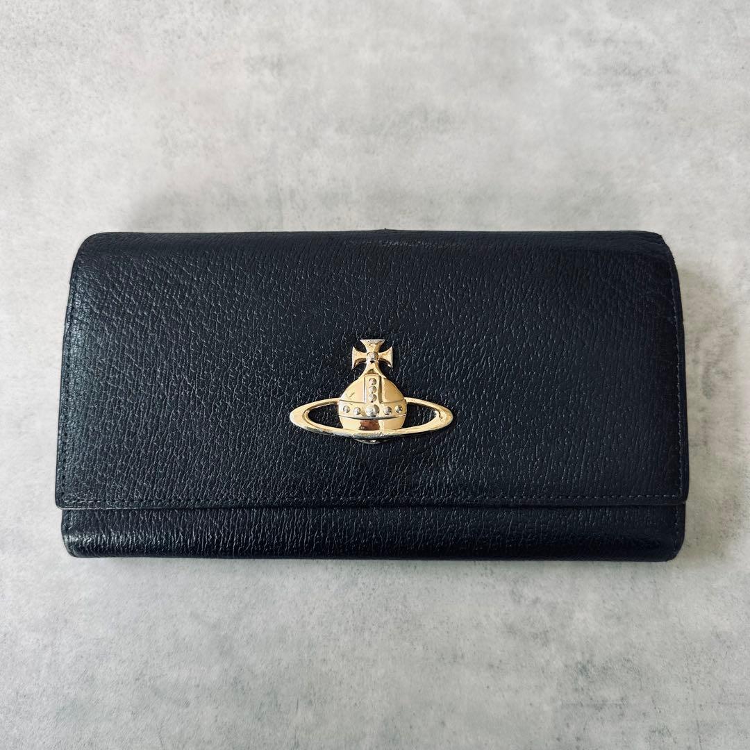 Vivienne Westwood ジャイアントオーブ　二つ折り長財布　がま口