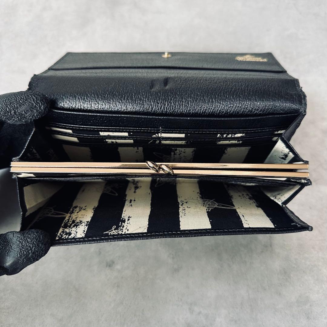 Vivienne Westwood ジャイアントオーブ　二つ折り長財布　がま口 11