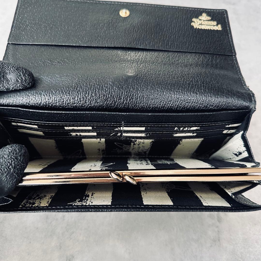 Vivienne Westwood ジャイアントオーブ　二つ折り長財布　がま口 13