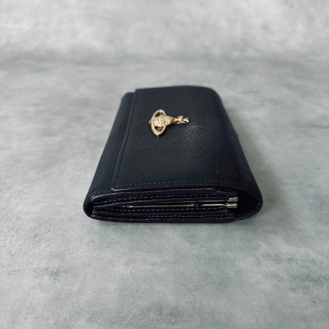 Vivienne Westwood ジャイアントオーブ　二つ折り長財布　がま口 8