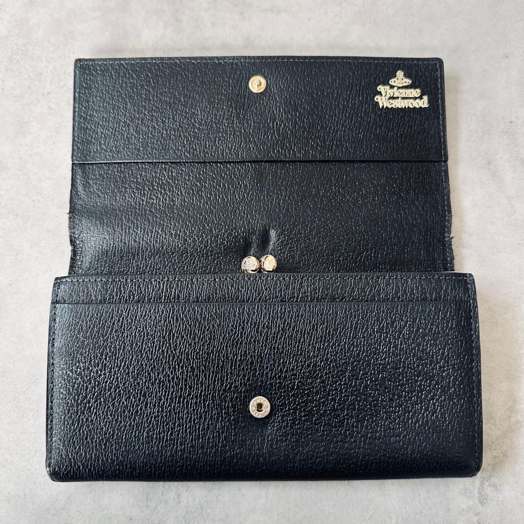 Vivienne Westwood ジャイアントオーブ　二つ折り長財布　がま口 9