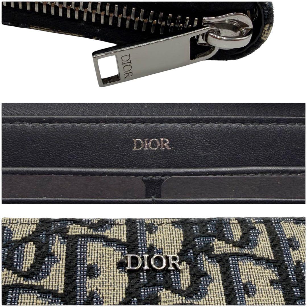 ⭐️ほぼ未使用⭐️ ディオール オブリーク ロングジップウォレット 6