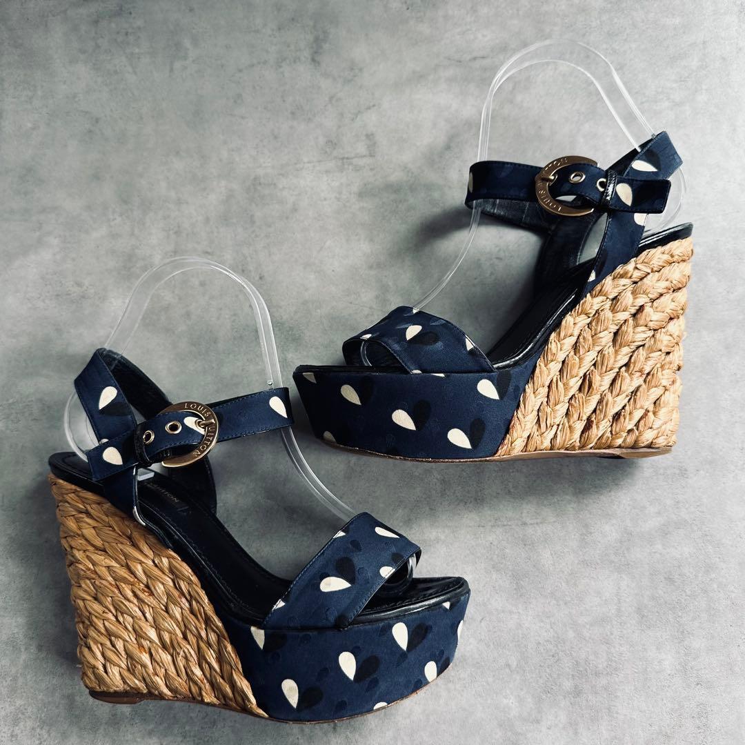 Louis Vuitton Tuileries ウェッジサンダル 6