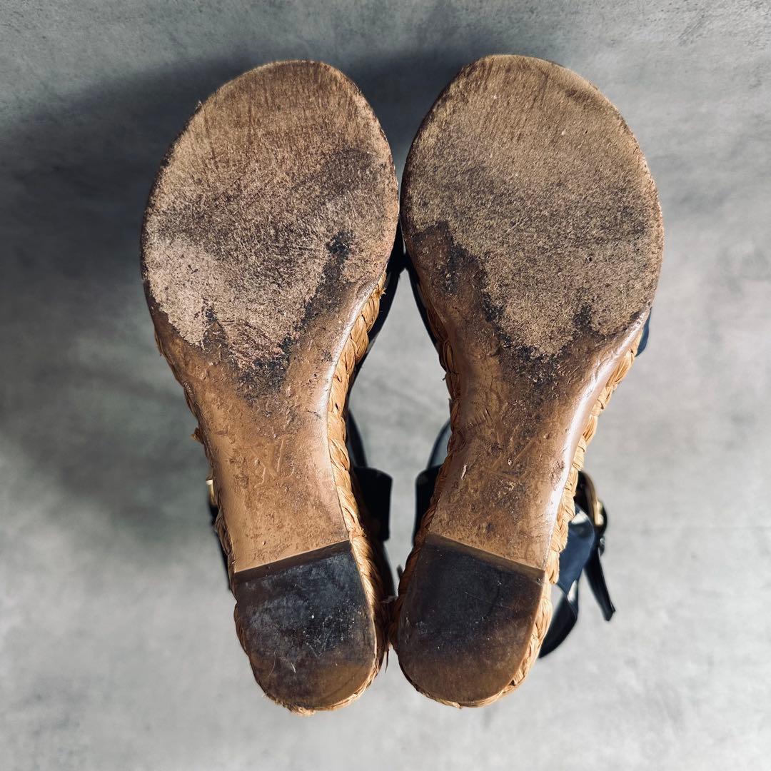 Louis Vuitton Tuileries ウェッジサンダル 9