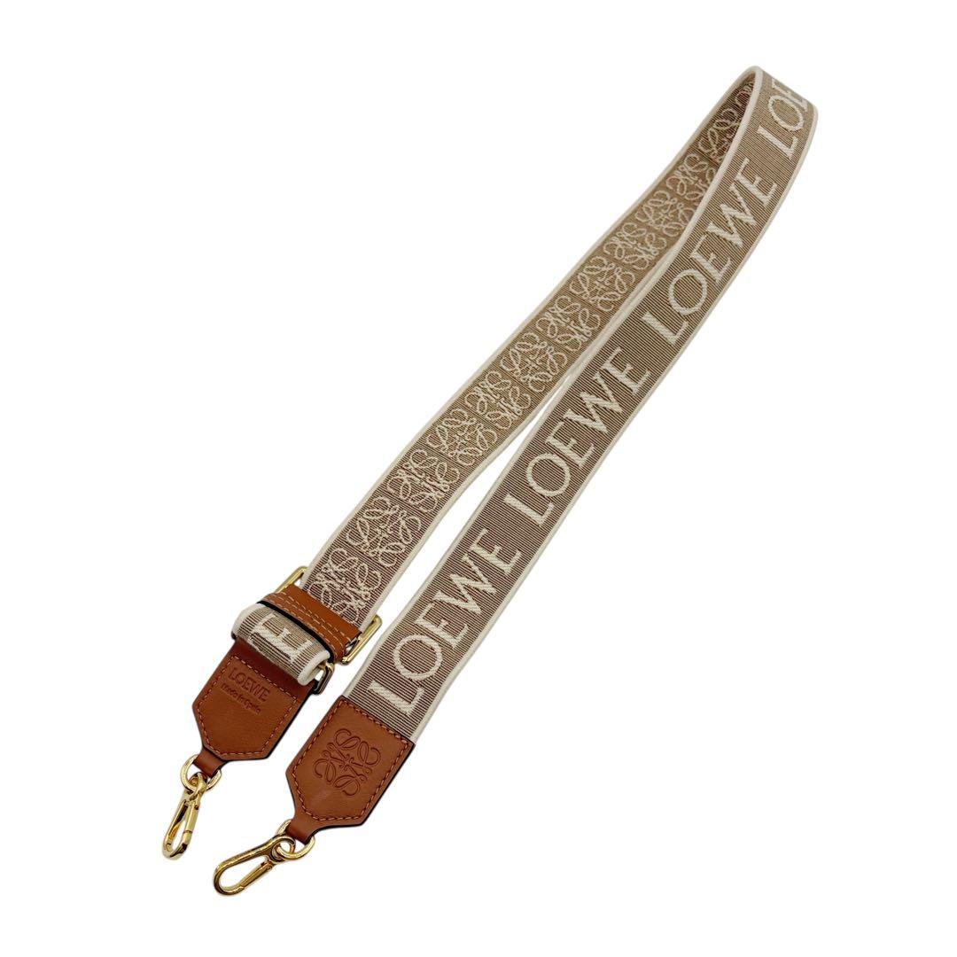 ⭐️美品⭐️ ロエベ アナグラム ロゴ ショルダーストラップ ブラウン 3