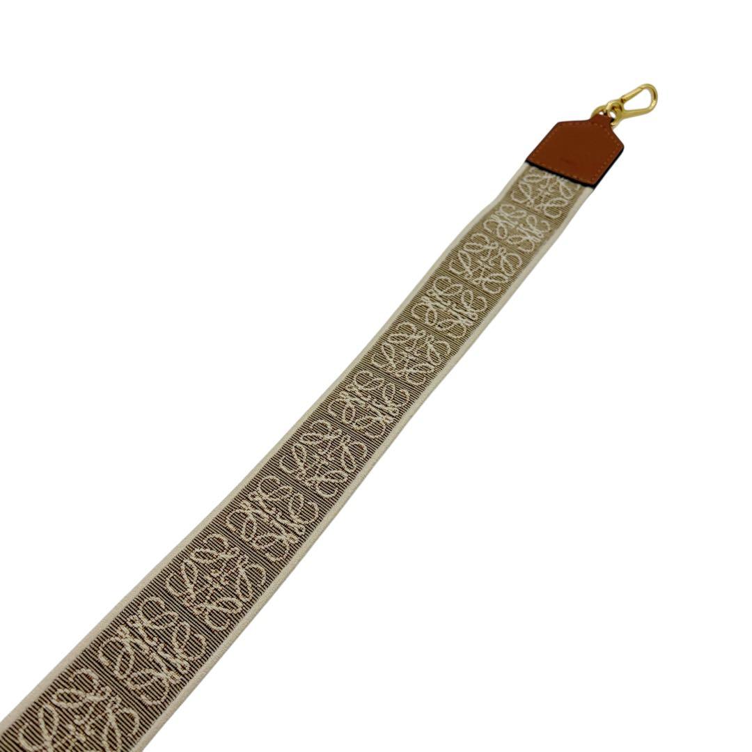 ⭐️美品⭐️ ロエベ アナグラム ロゴ ショルダーストラップ ブラウン 5