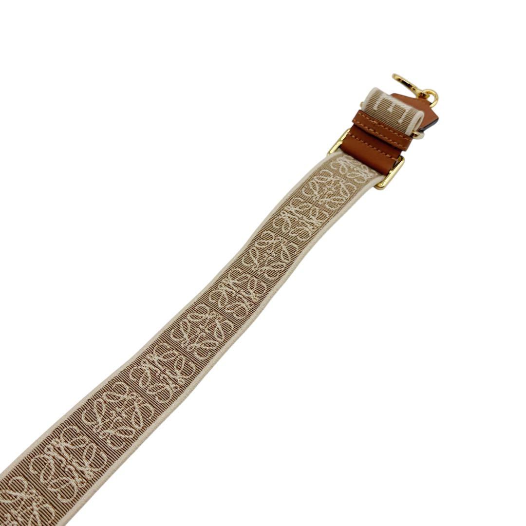 ⭐️美品⭐️ ロエベ アナグラム ロゴ ショルダーストラップ ブラウン 7