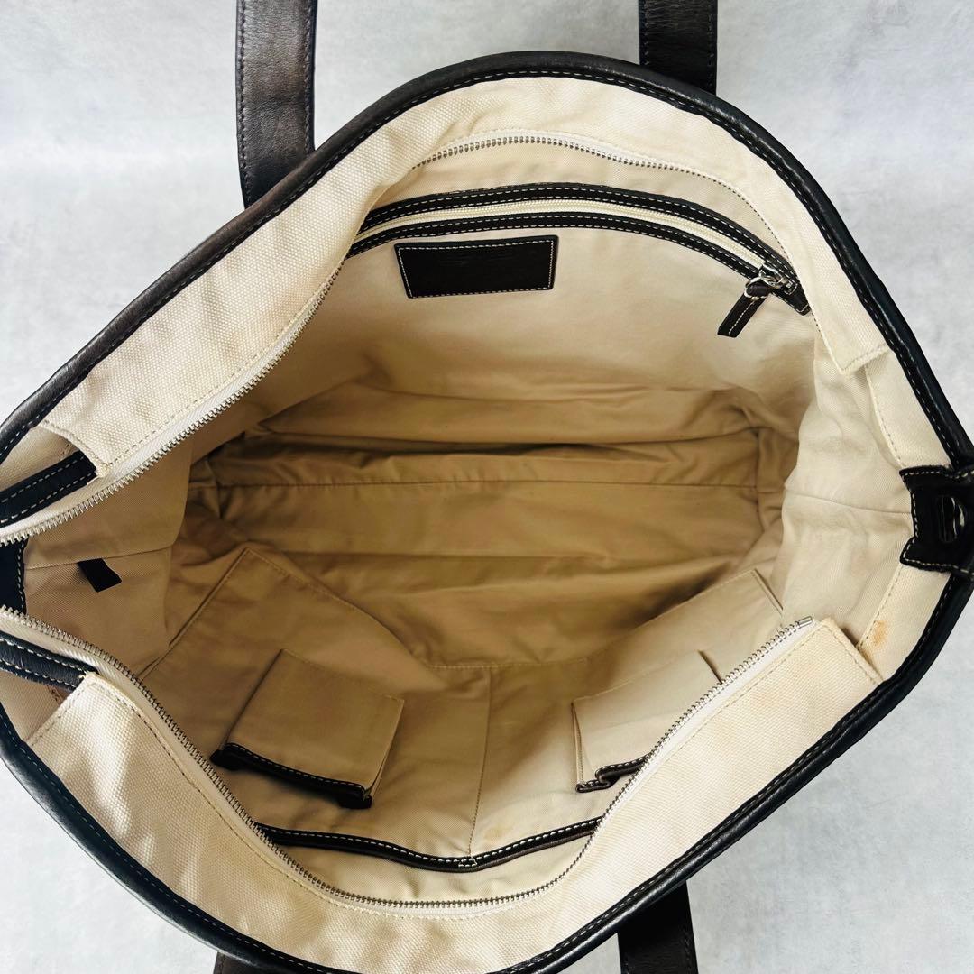 COACH Heritage Striped Large Tote Bag 14