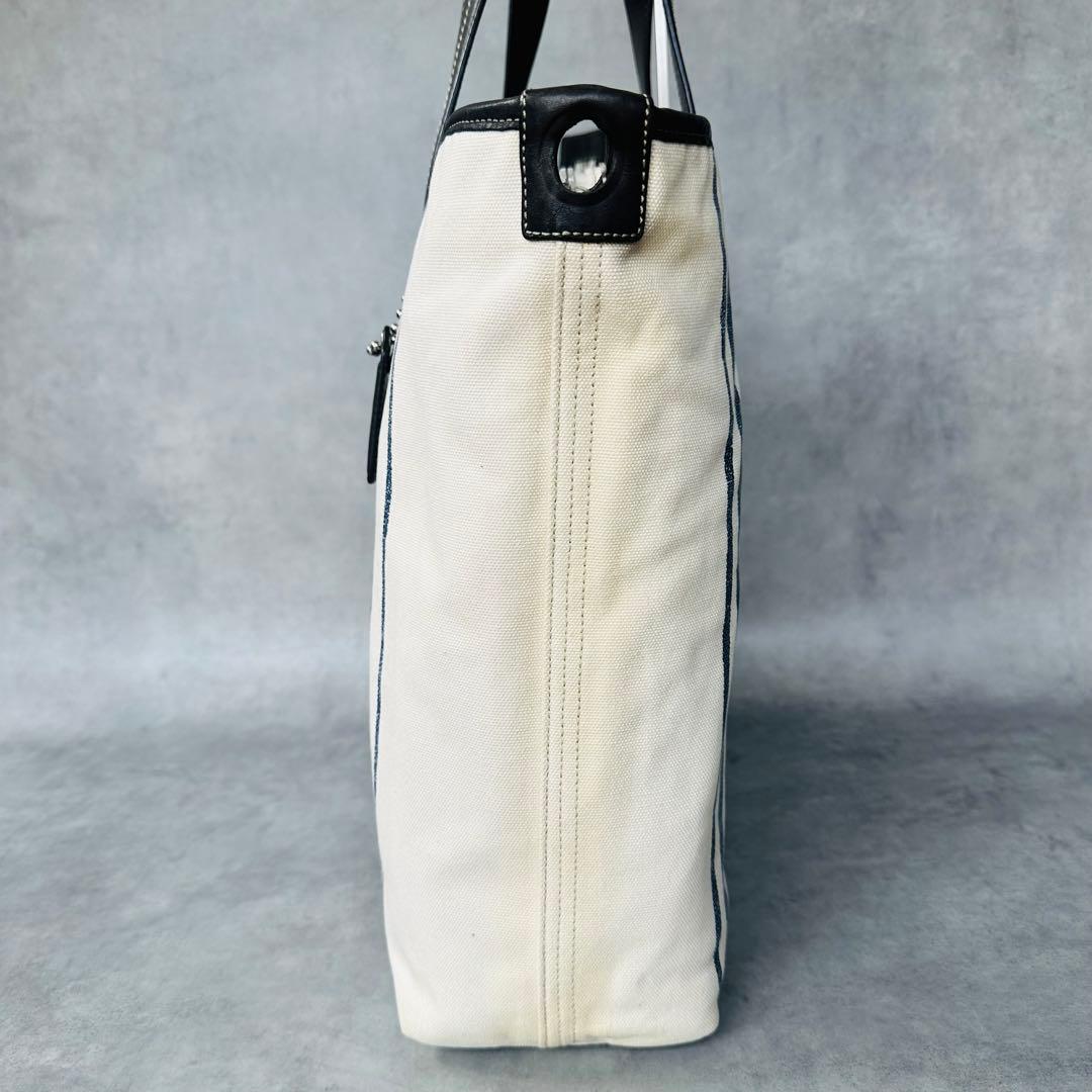 COACH Heritage Striped Large Tote Bag 6