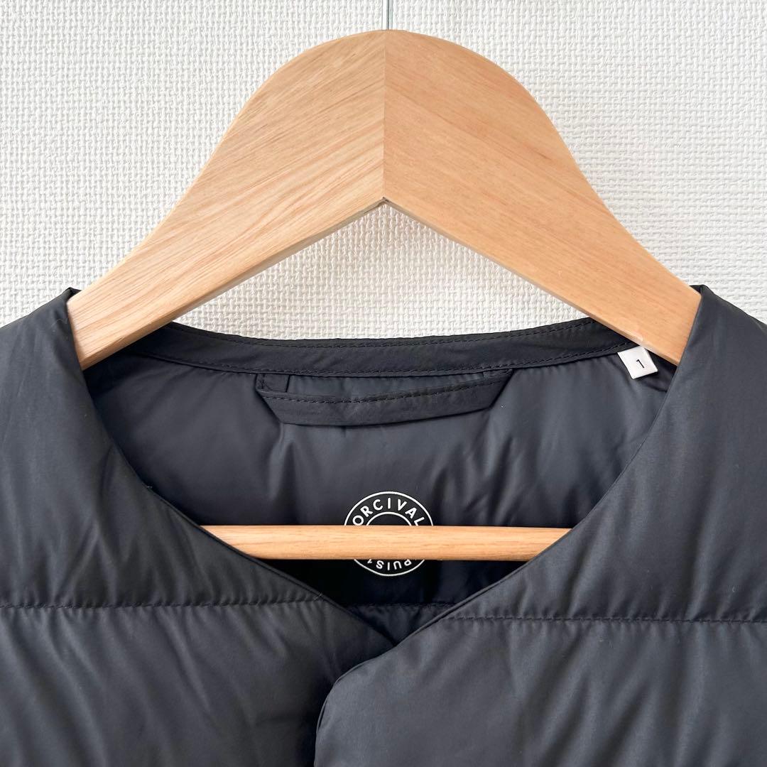 美品✨オーシバル　ロングダウンコート　ブラック　1 3