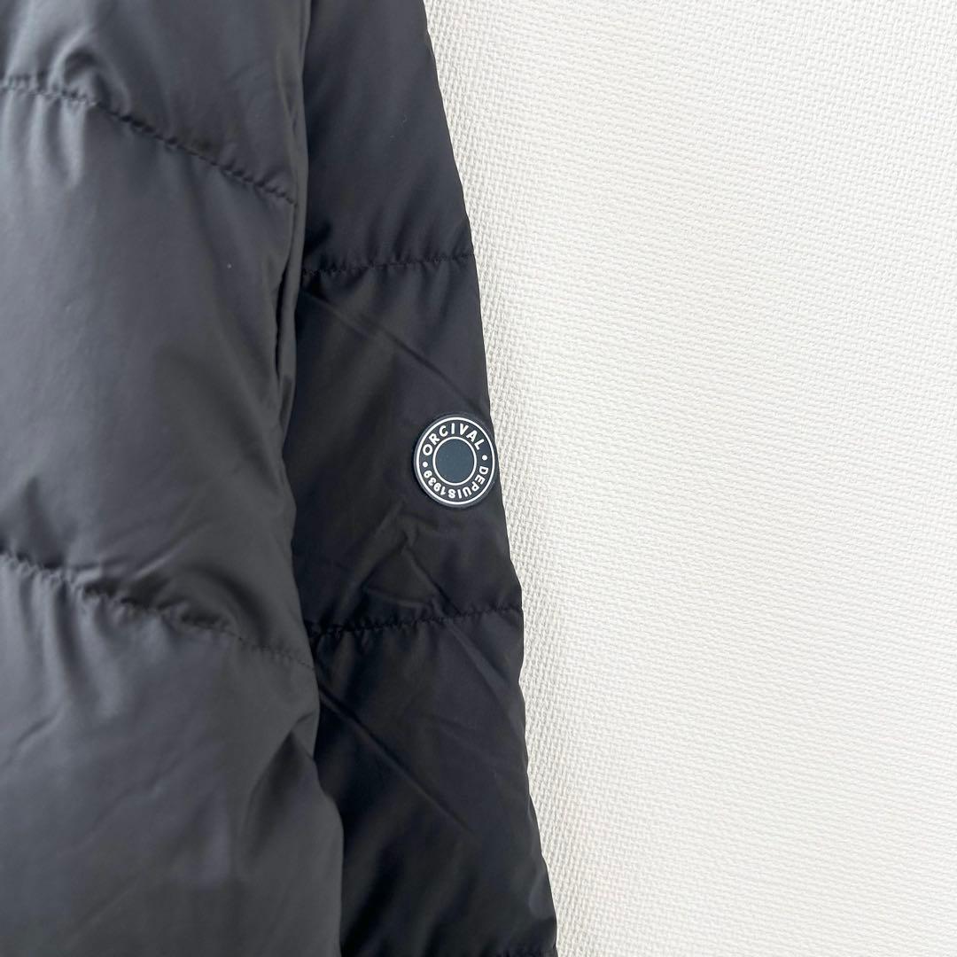 美品✨オーシバル　ロングダウンコート　ブラック　1 4