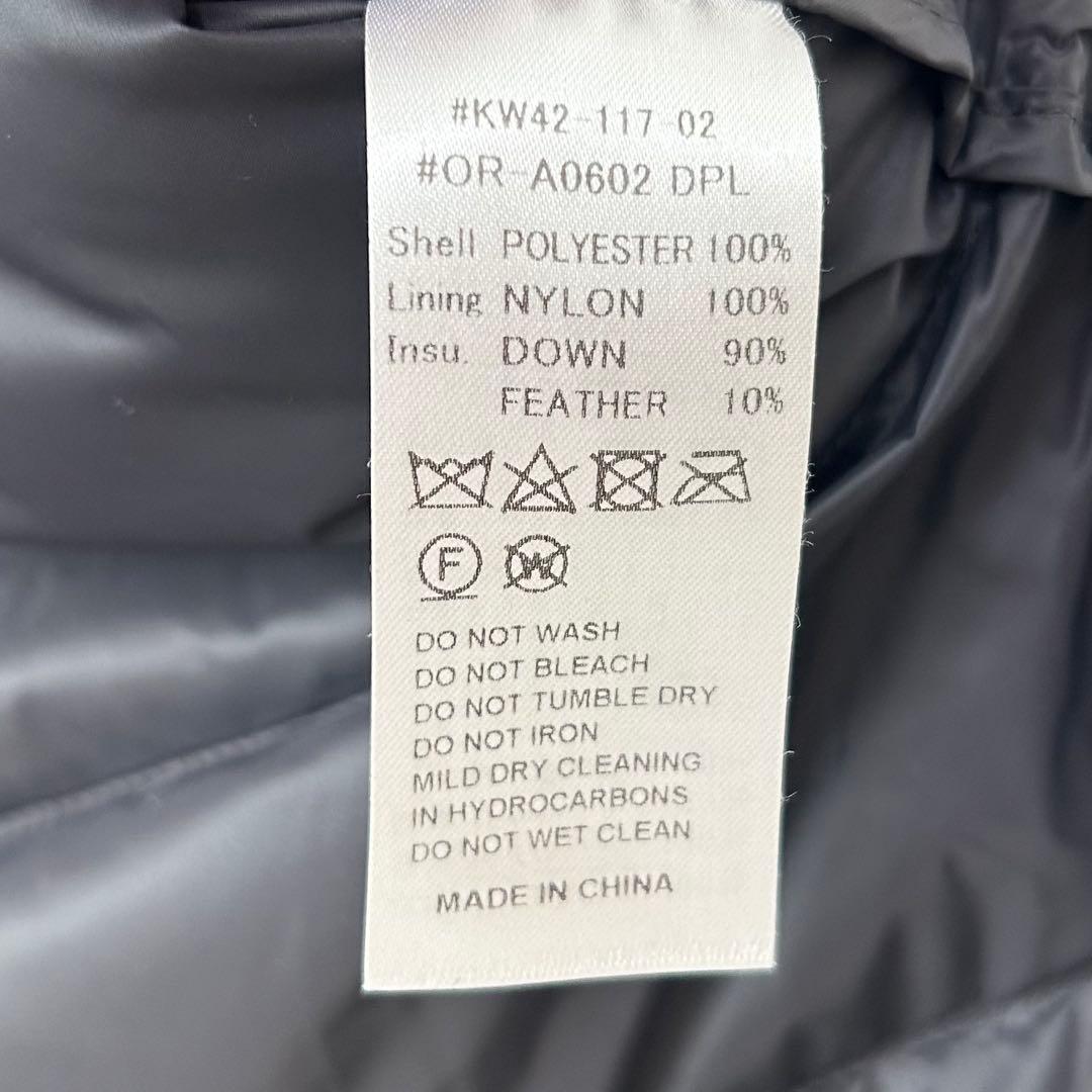美品✨オーシバル　ロングダウンコート　ブラック　1 8