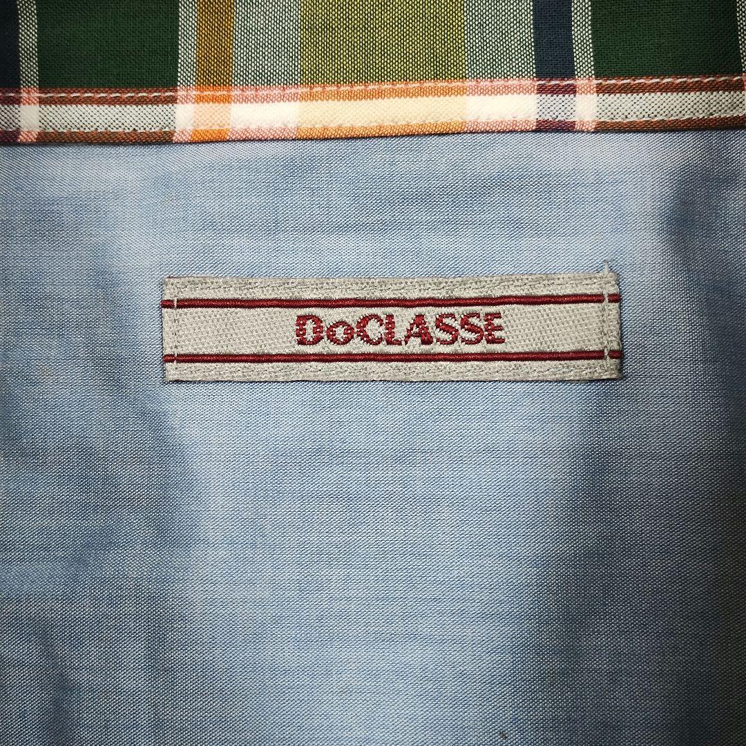 DoCLASSE ドゥクラッセ チェック柄 半袖シャツ ボタンダウン 大きめXL 7