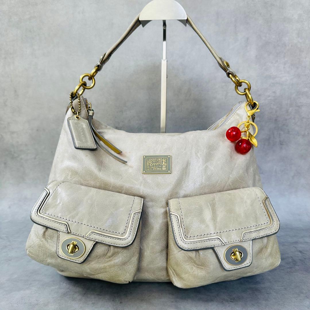 Y2K COACH Poppy Turnlock Double Pocket 2