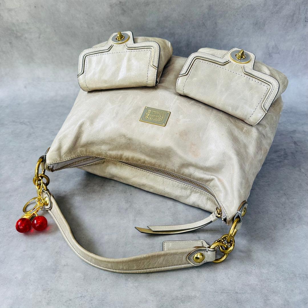 Y2K COACH Poppy Turnlock Double Pocket 6