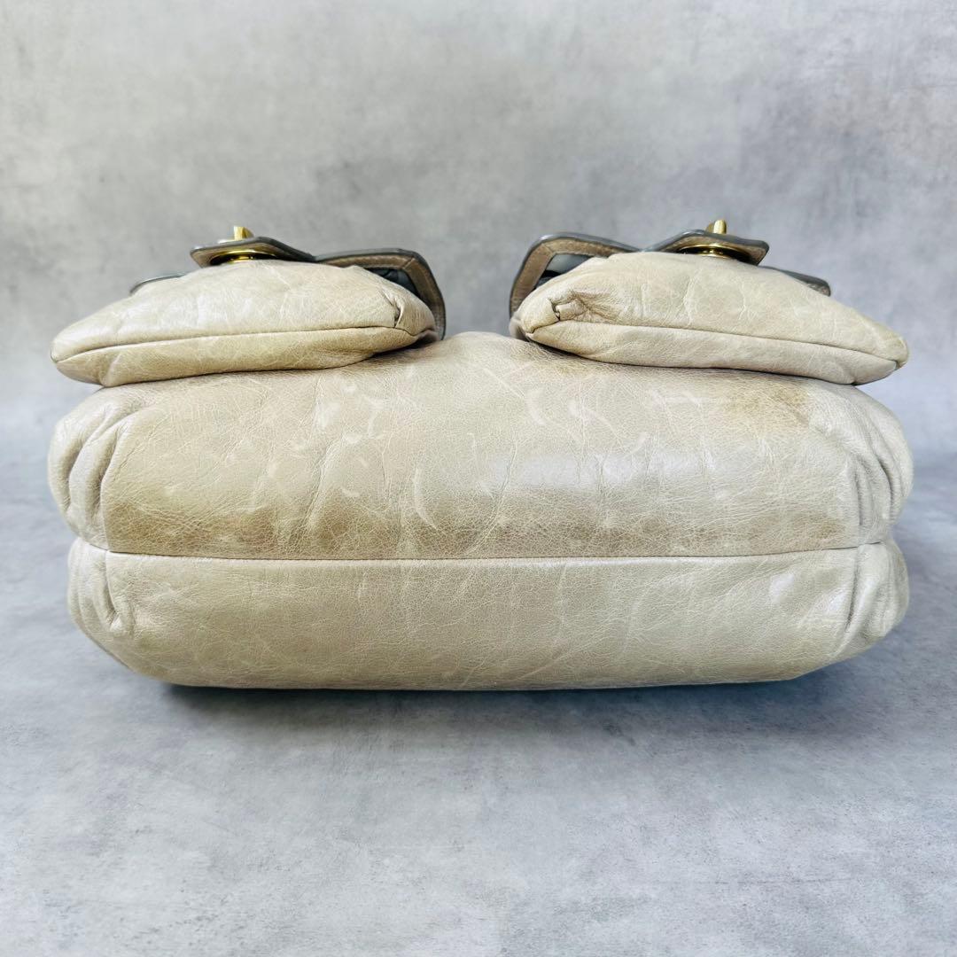 Y2K COACH Poppy Turnlock Double Pocket 8