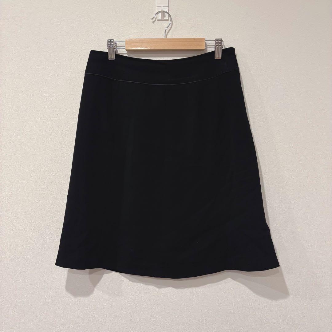 オリヒカ フレアスカート 膝丈　黒　 ブラック 11 L オフィス　フォーマル