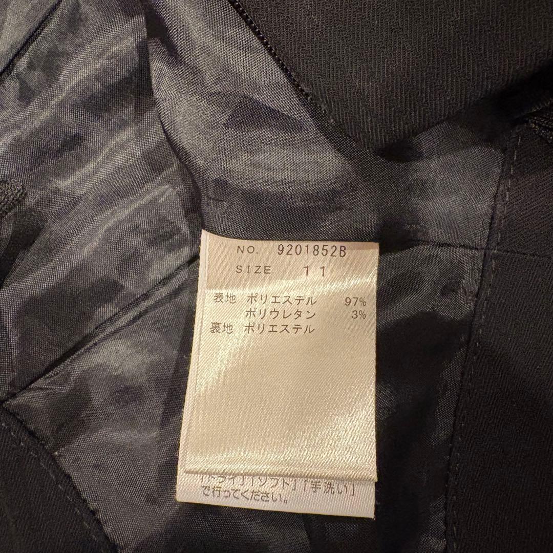 オリヒカ フレアスカート 膝丈　黒　 ブラック 11 L オフィス　フォーマル 9