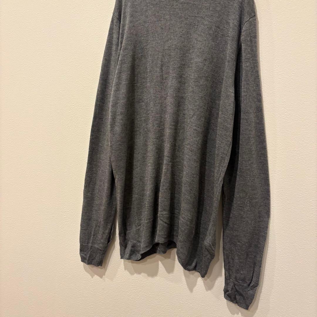 ザラ タートルネック ニットセーター 長袖 グレー 灰色　M レディース　無地 3