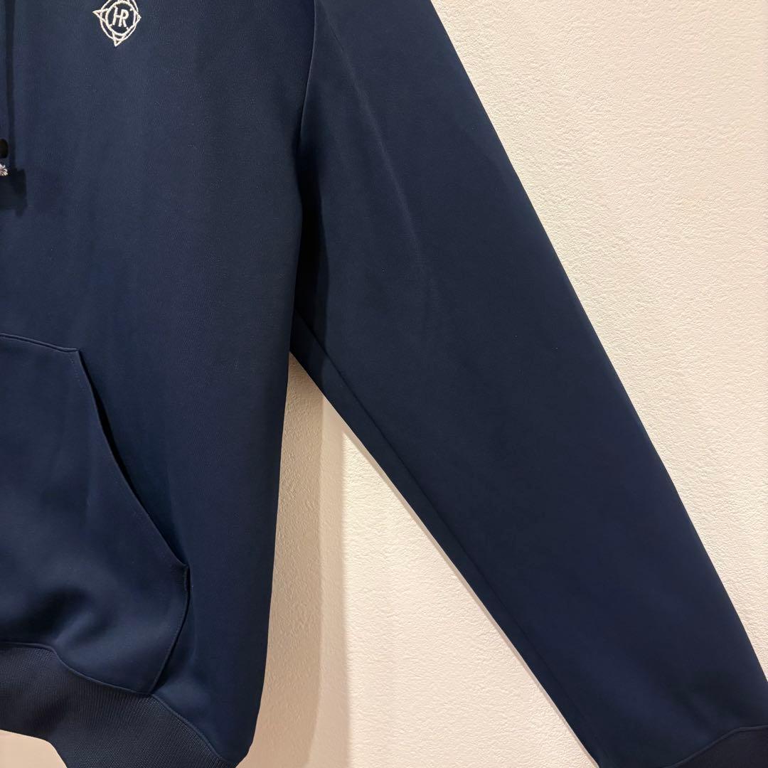 カンゴール パーカー ジップアップ フーディー 紺色　ネイビー L ワンポイント 6