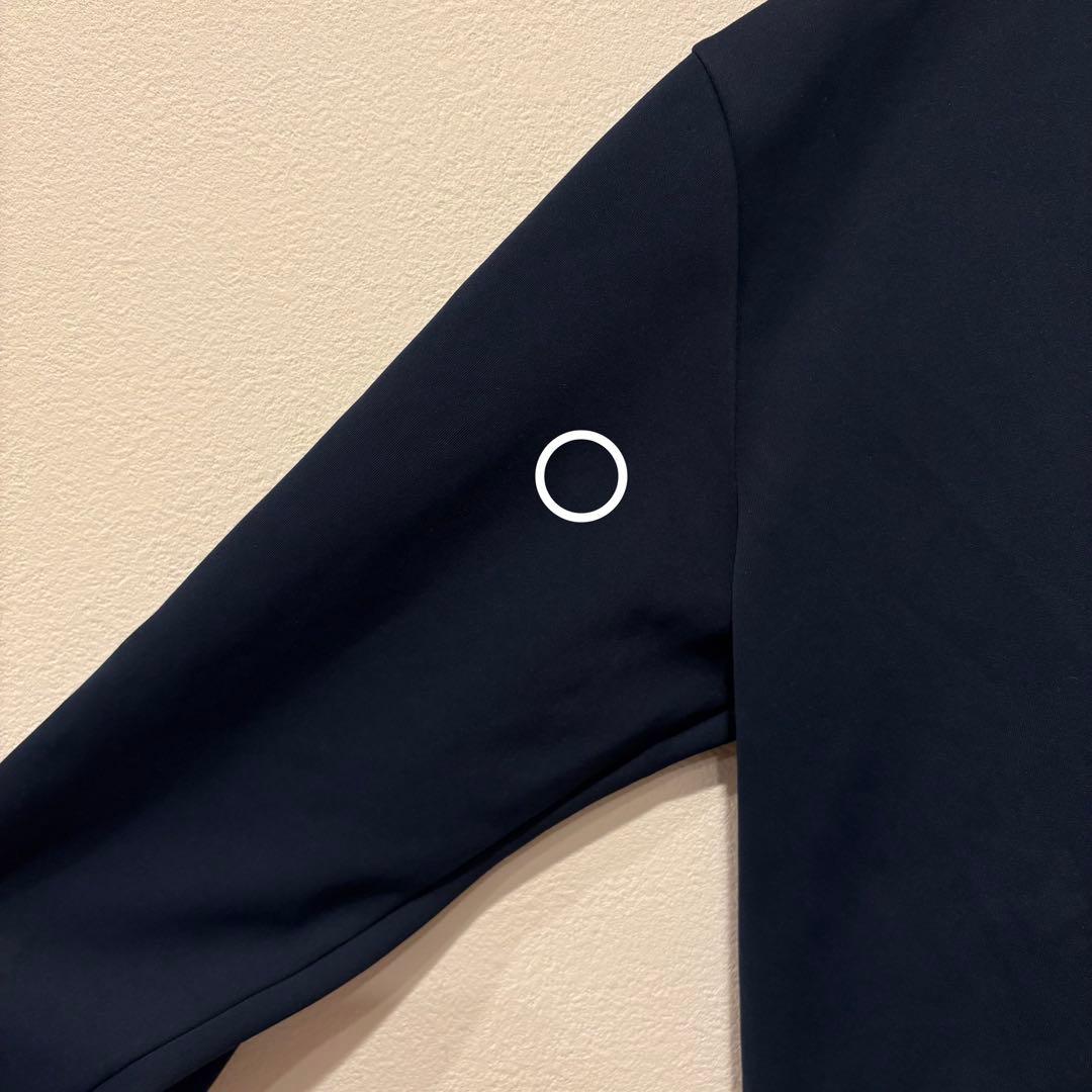 カンゴール パーカー ジップアップ フーディー 紺色　ネイビー L ワンポイント 7