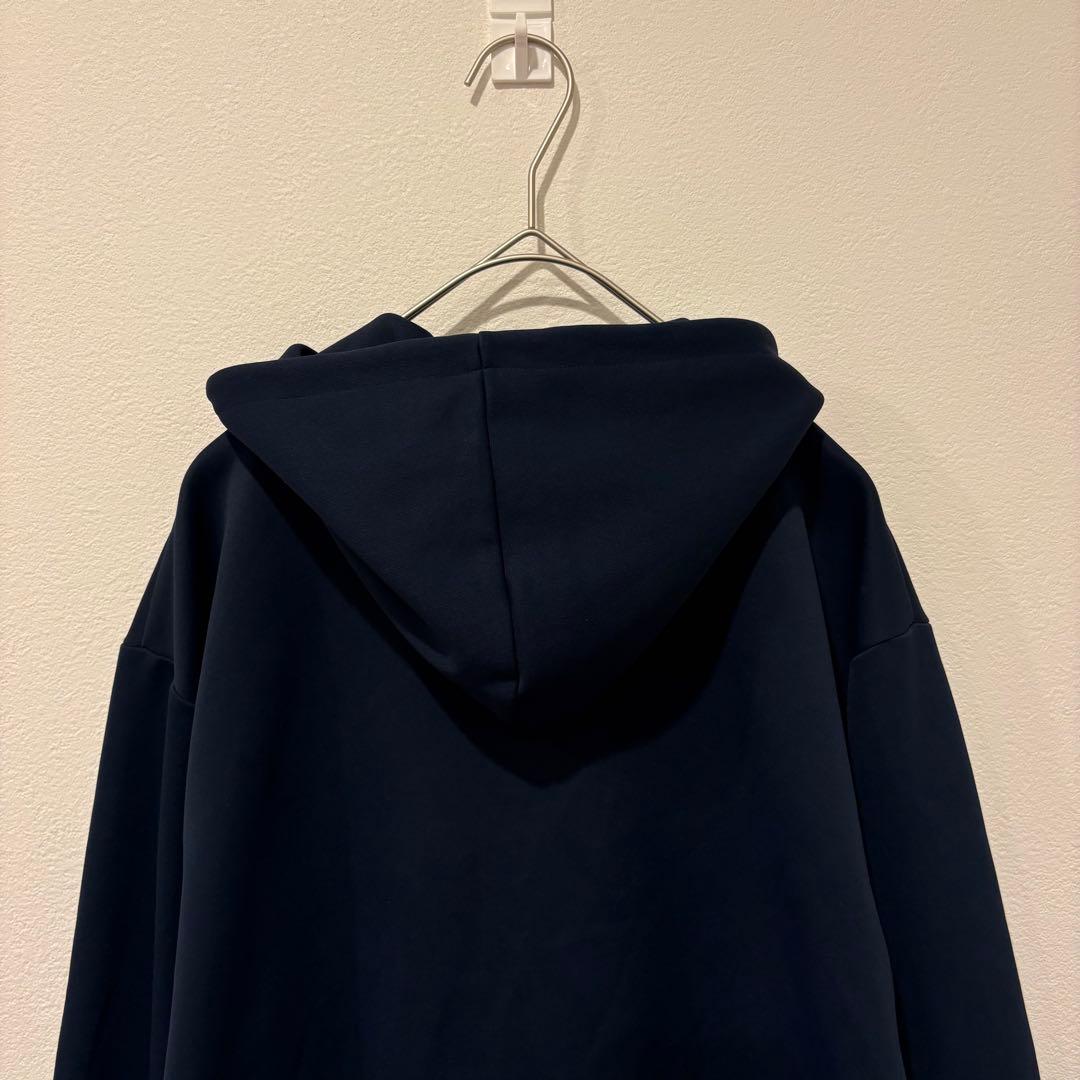 カンゴール パーカー ジップアップ フーディー 紺色　ネイビー L ワンポイント 9