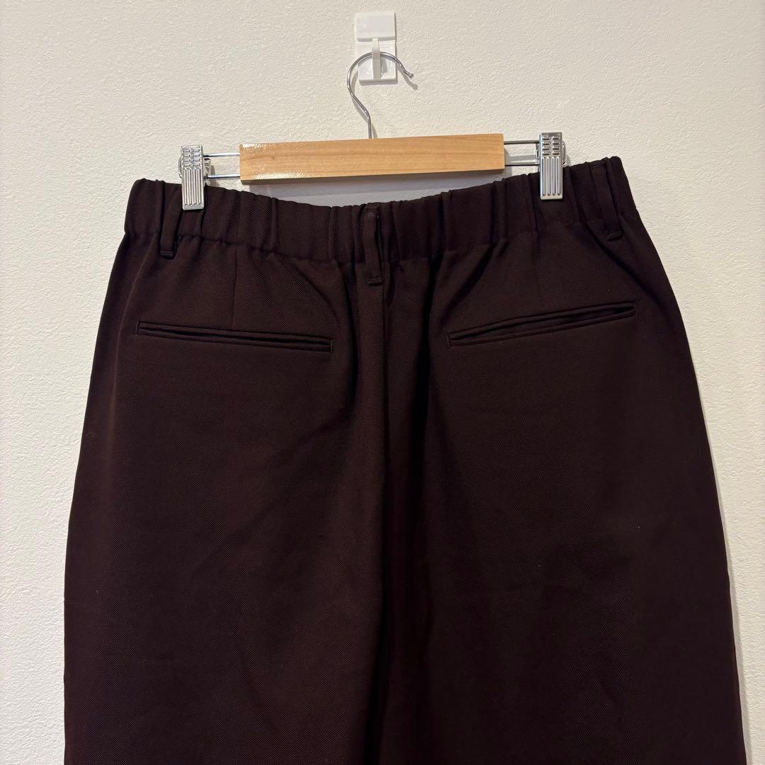 GU テーパードパンツ イージー ウエストゴム L ブラウン　茶色　カジュアル 5