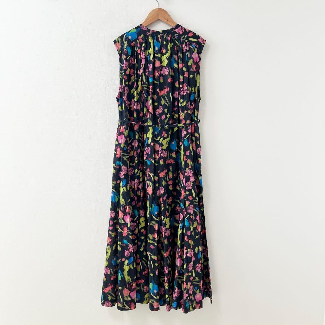 2025AW✨ハウスオブロータス　マルチフラワーノースリーブワンピース 5