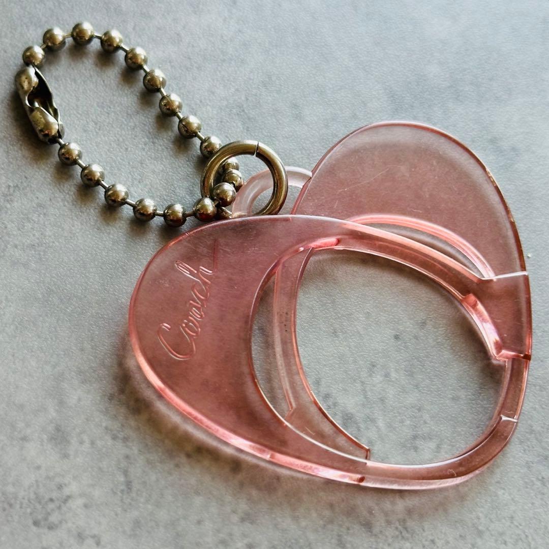 COACH poppy hangtag charm PINK Heart