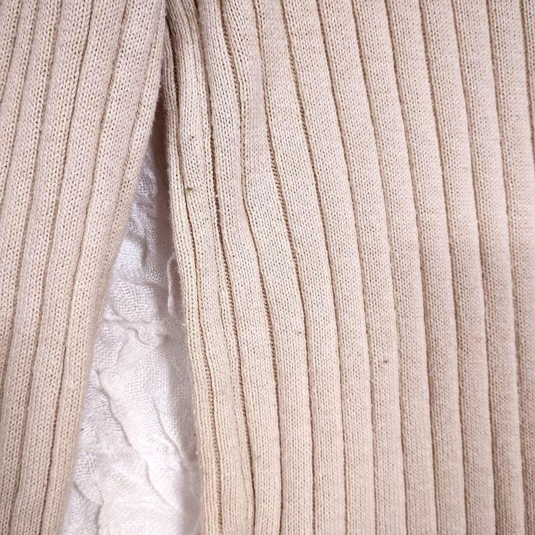 CLASSICAL ELF クラシカルエルフ ベージュリブ編み セーター M 7