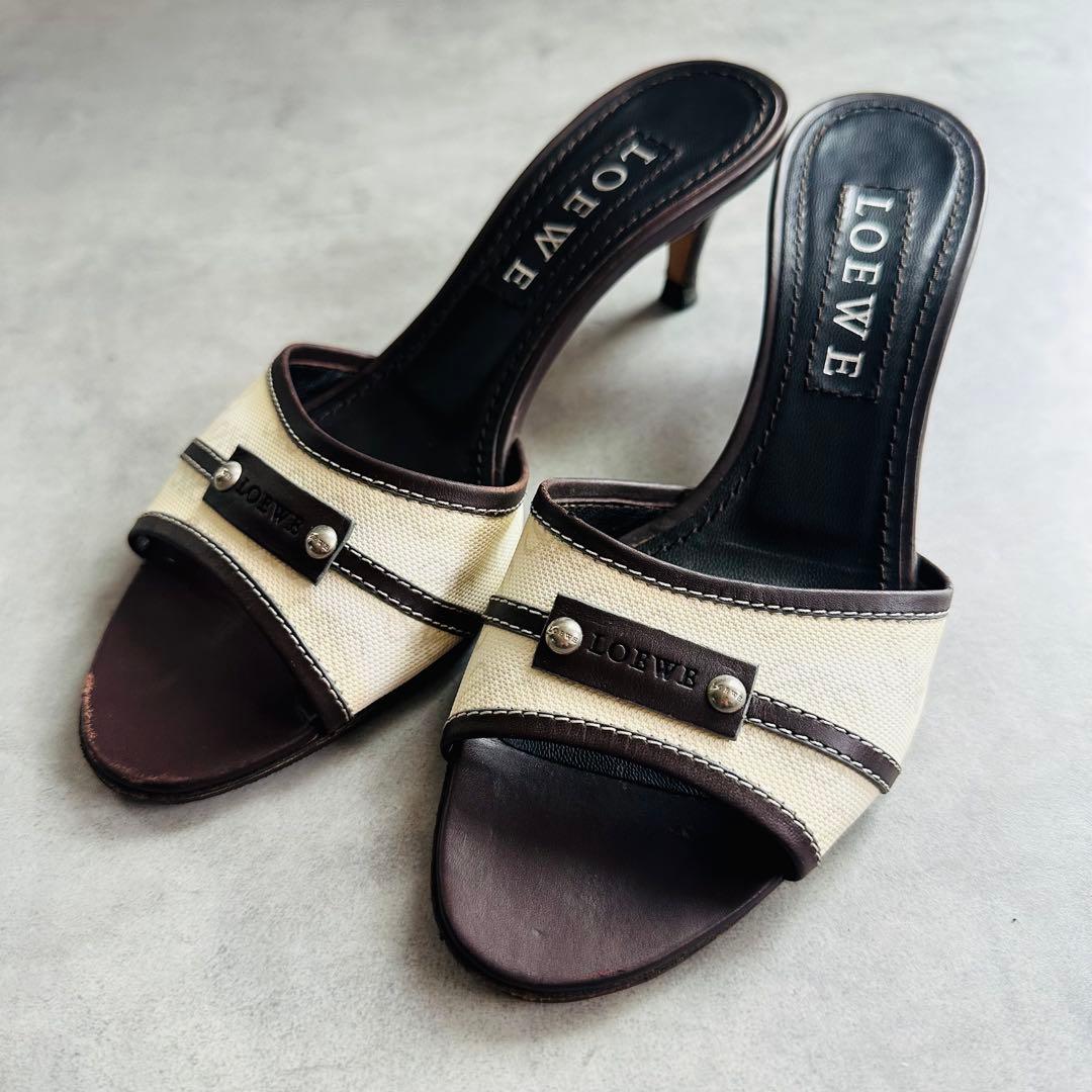 LOEWE アナグラム ロゴ ミュール サンダル