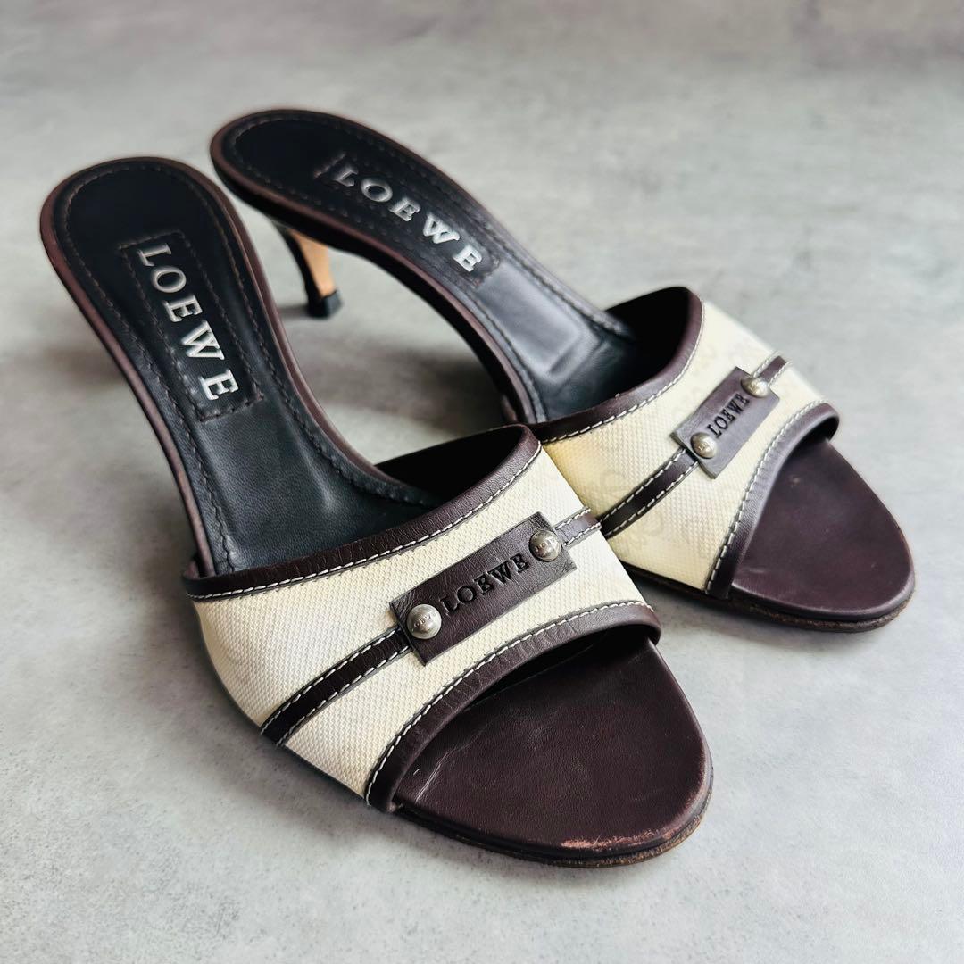 LOEWE アナグラム ロゴ ミュール サンダル 2