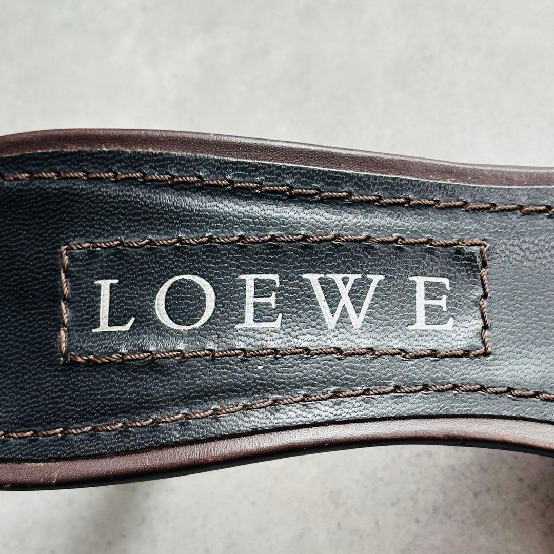 LOEWE アナグラム ロゴ ミュール サンダル 12
