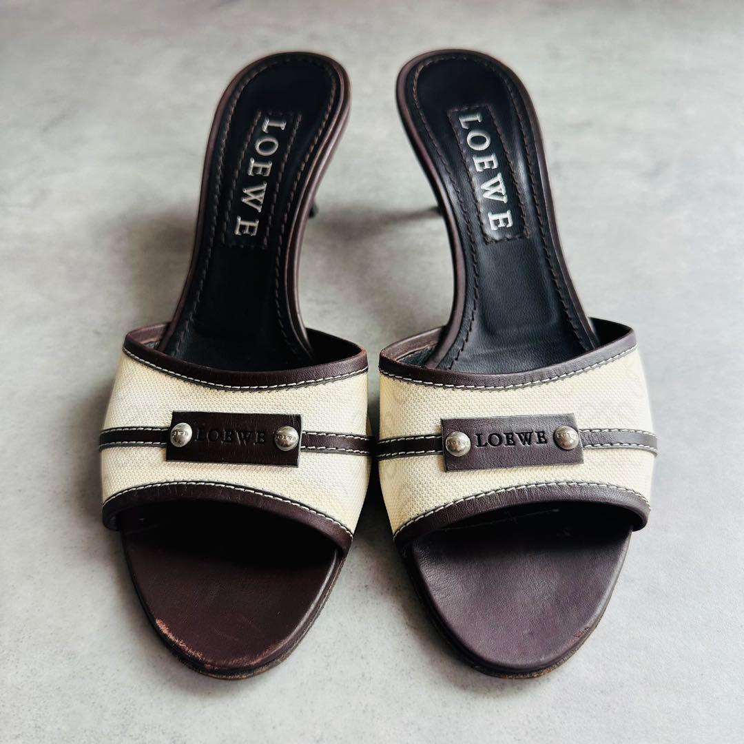LOEWE アナグラム ロゴ ミュール サンダル 3