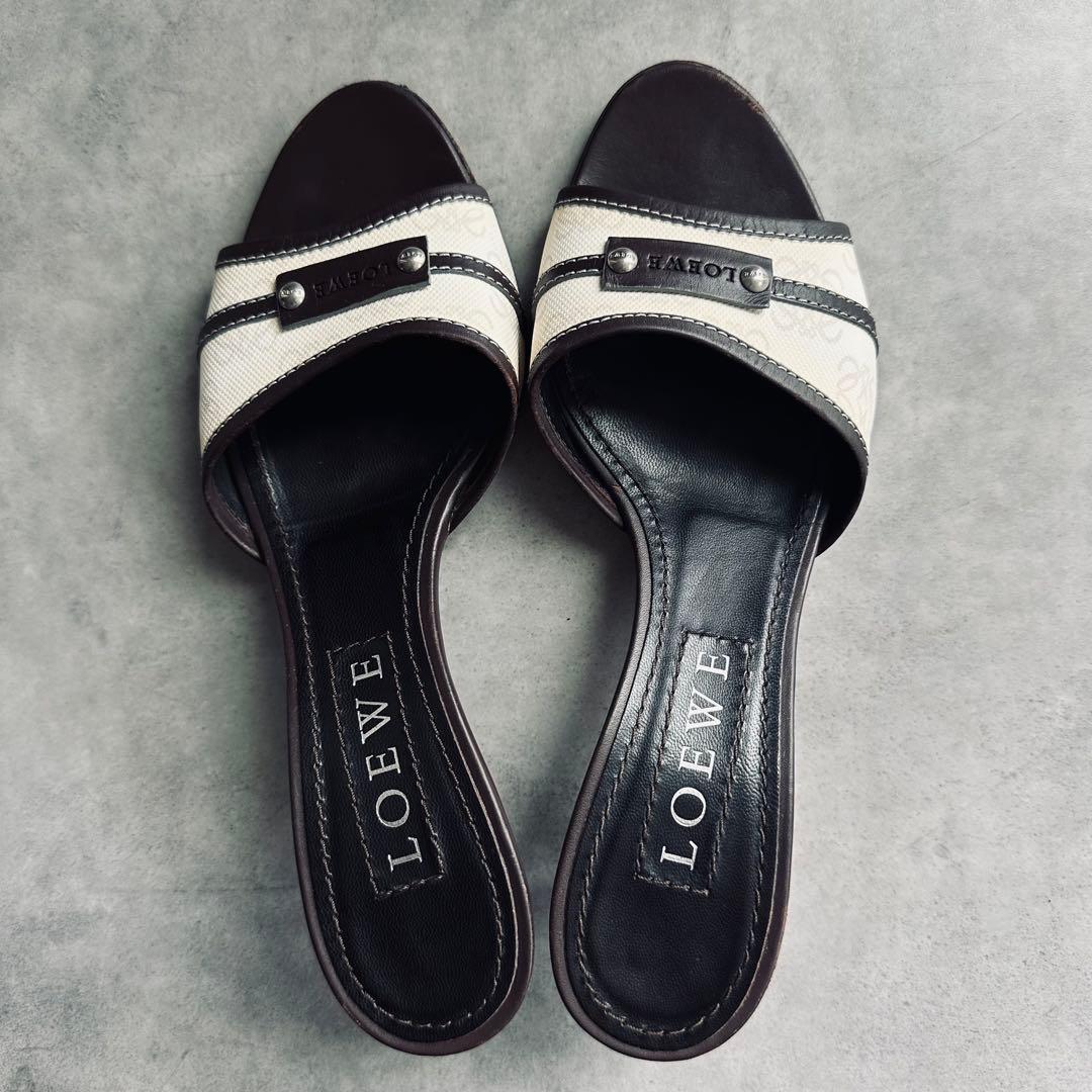 LOEWE アナグラム ロゴ ミュール サンダル 5