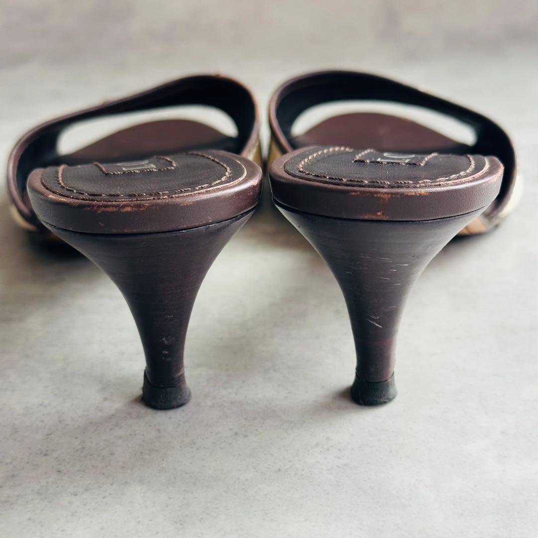 LOEWE アナグラム ロゴ ミュール サンダル 8