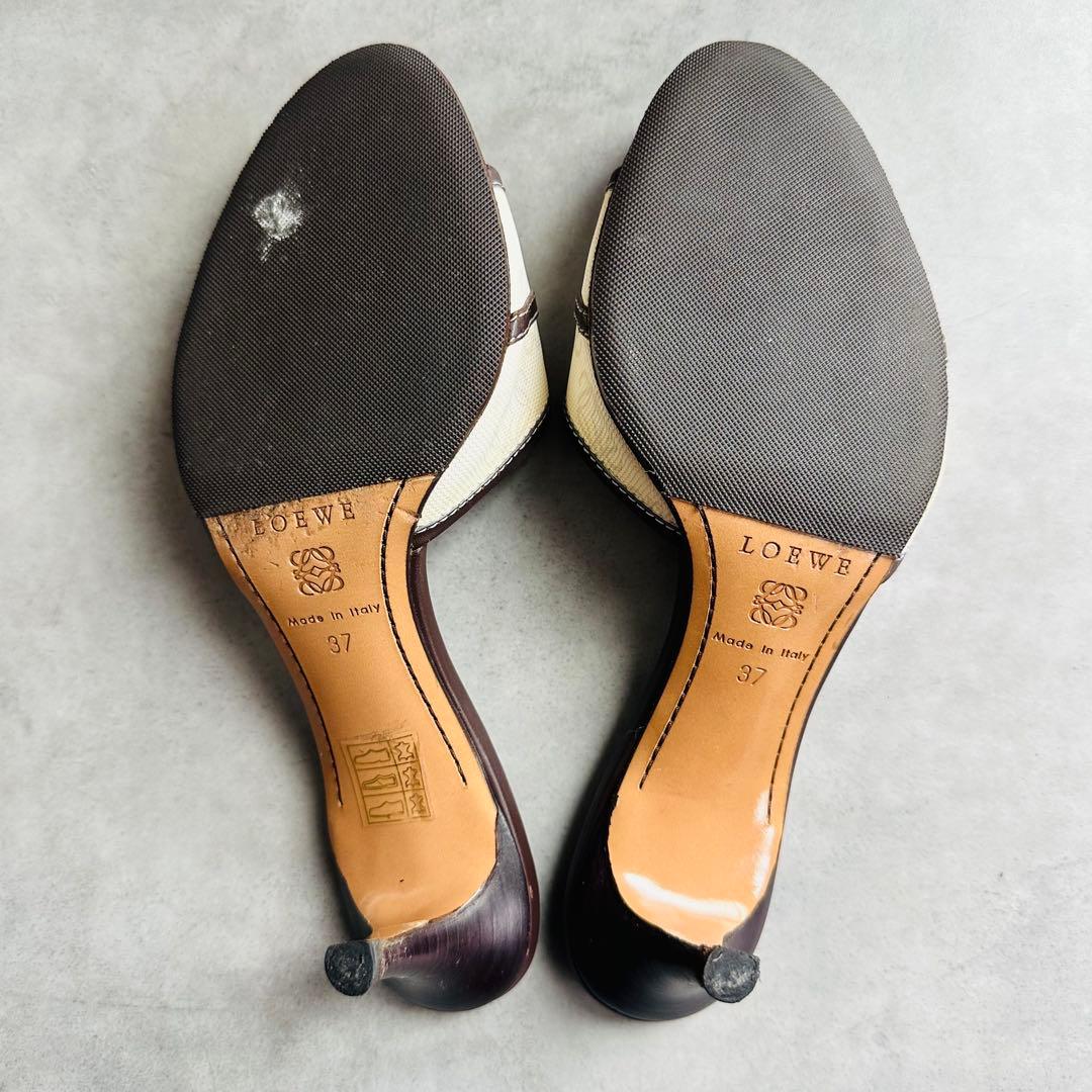 LOEWE アナグラム ロゴ ミュール サンダル 9