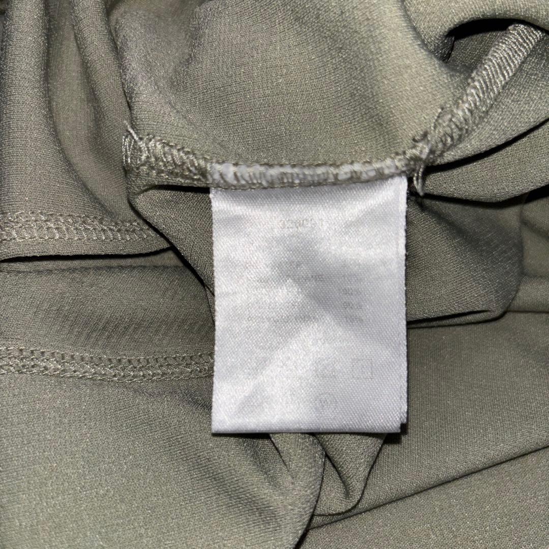 w closet半袖カットソーワンピース切りっぱなしF オリーブグリーンd702 17