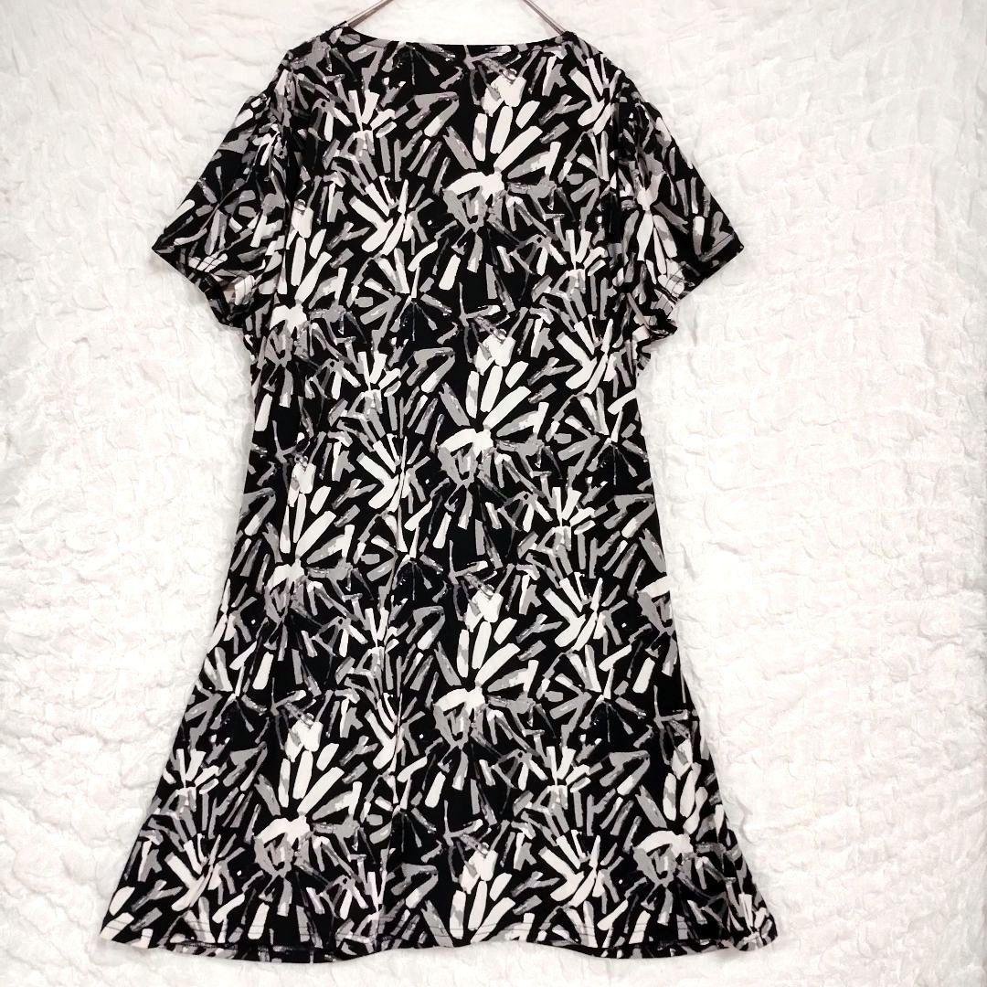 Provador プロバドール 抽象柄 3L チュニック 半袖 2