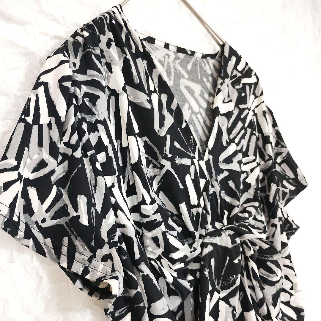 Provador プロバドール 抽象柄 3L チュニック 半袖 7