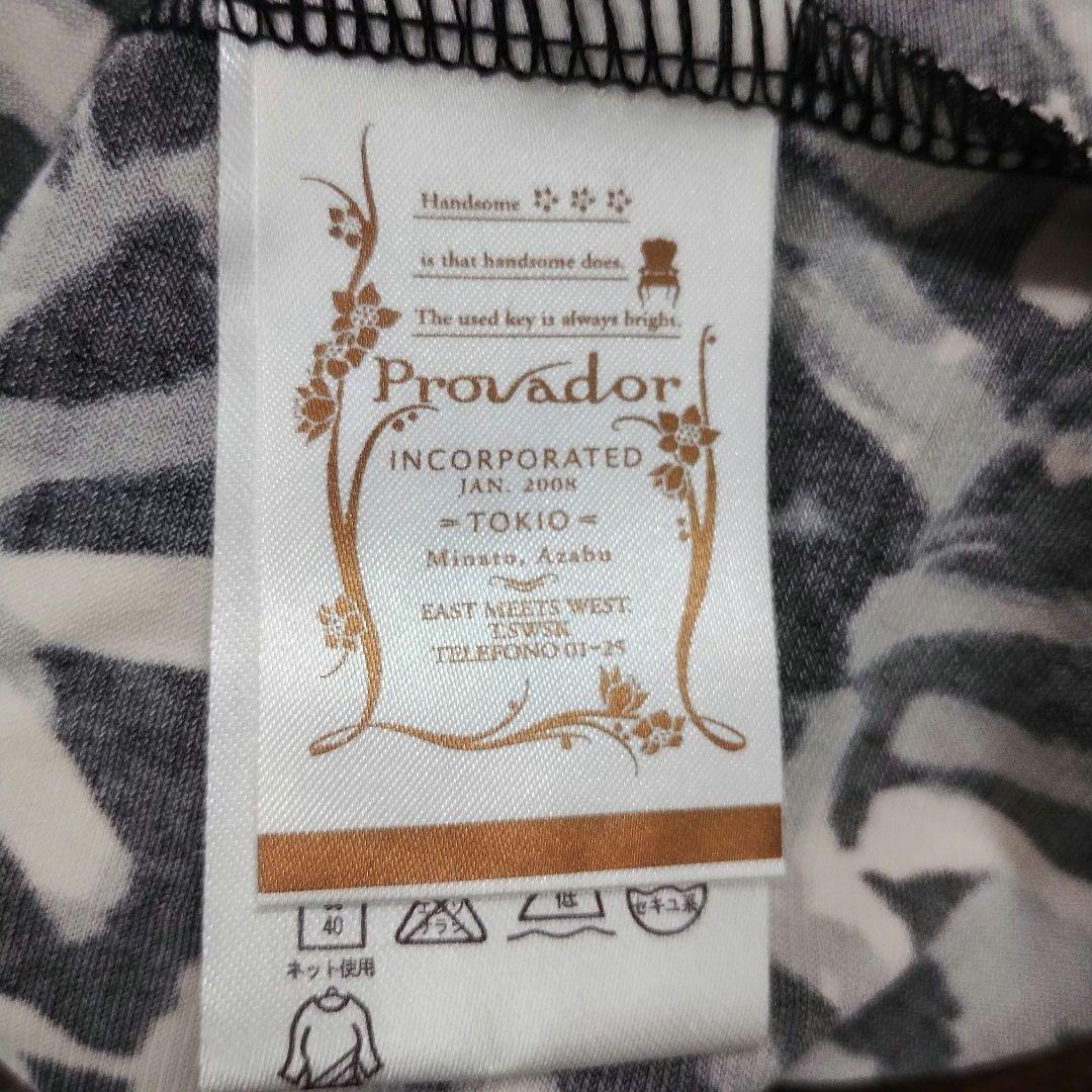 Provador プロバドール 抽象柄 3L チュニック 半袖 9