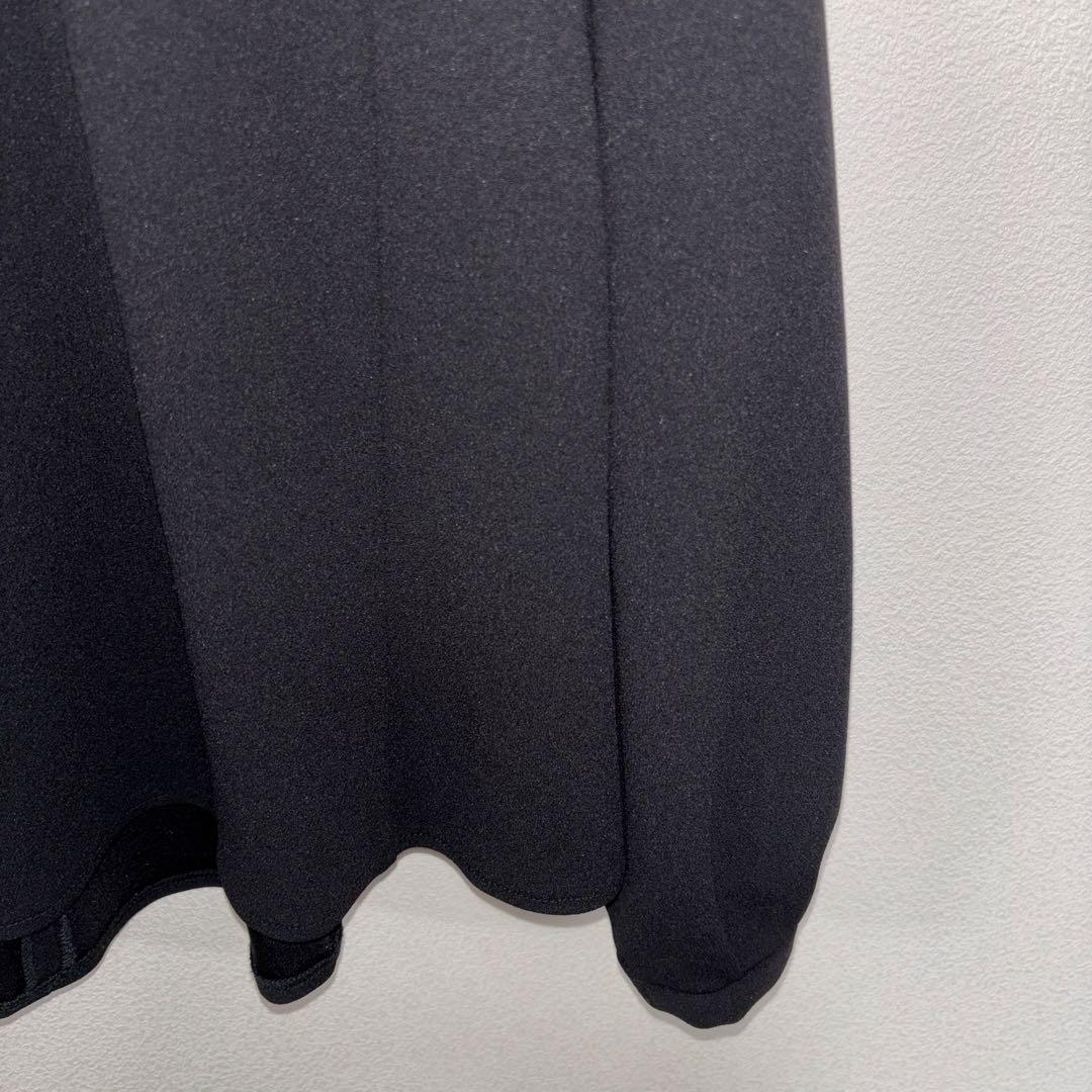 GLOBAL WORK フレアブラウスブラック長袖トップス M d683 9