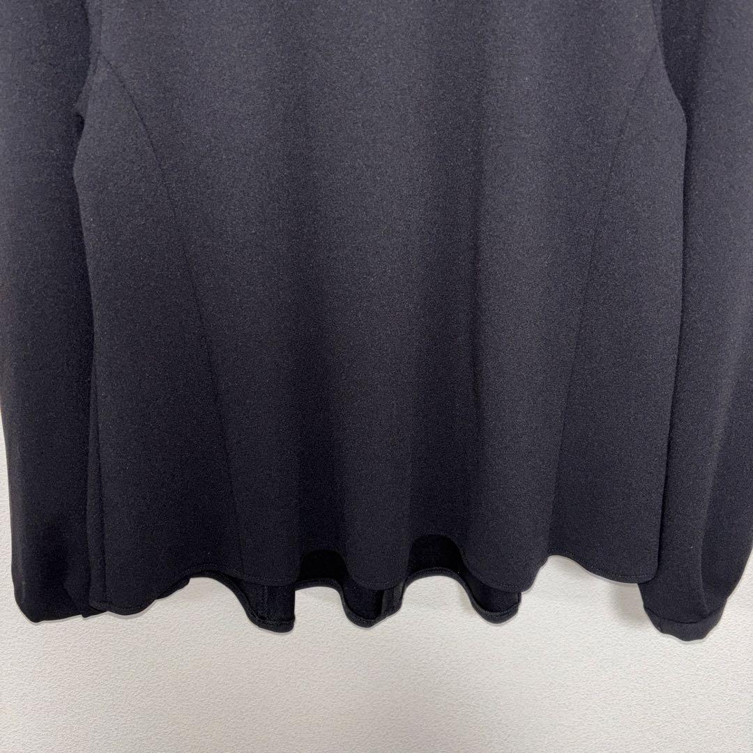 GLOBAL WORK フレアブラウスブラック長袖トップス M d683 10