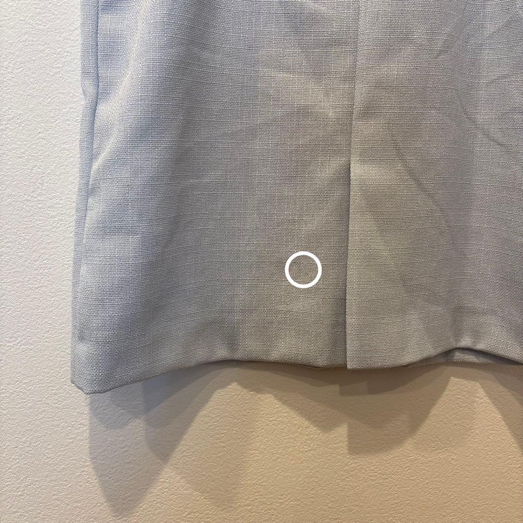 ノースリーブワンピース 膝丈　水色 ライトブルー9AR 相当　上品　フォーマル 7