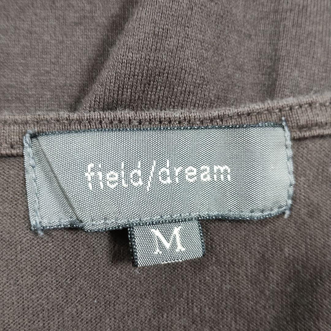 field/dream ダーク ブラウン 五分袖 カットソー M ビジュー 7
