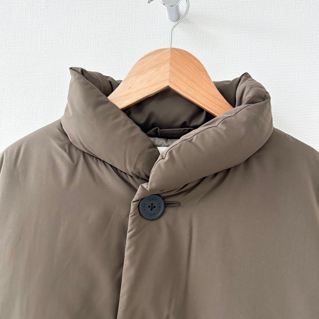 美品✨オーシバル　スタンドカラー中綿ブルゾン　カーキ 3