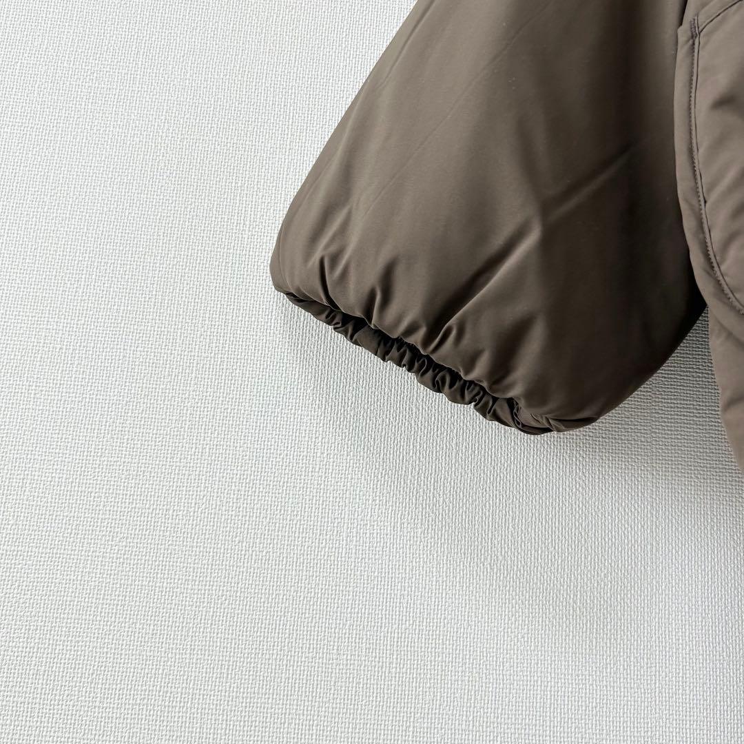 美品✨オーシバル　スタンドカラー中綿ブルゾン　カーキ 4